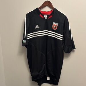 Adidas DC United Freddy Adu Black and White Team Jersey
